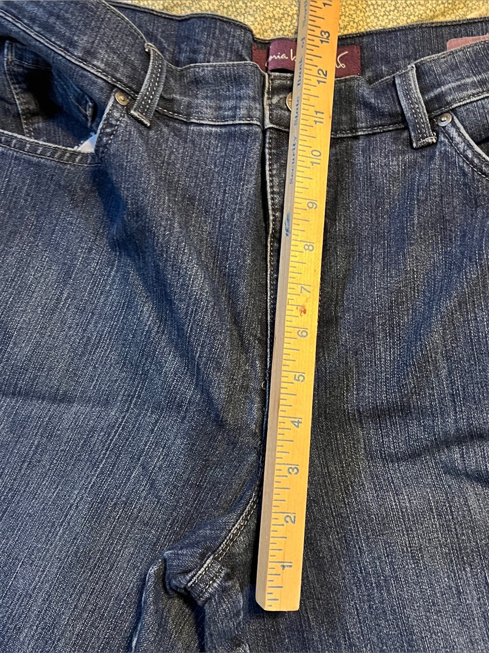 Gloria Vanderbilt Amanda Bootcut Jeans 14 Missy Short MidRise - Picture 5 of 9